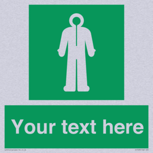 Custom sign safe condition Survival clothing